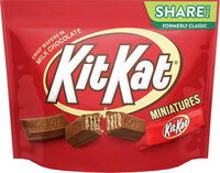 Crisp wafers in milk chocolate miniatures