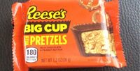 Reese’s big cup with pretzels