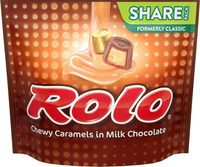 Rolo chewy caramels in milk chocolate
