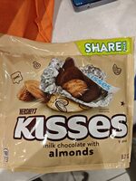 Milk chocolate with almonds