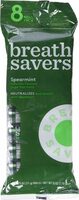 Breathsavers mints in spearmint flavor
