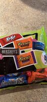Bag of assorted candy bars