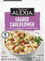 Loaded Cauliflower with White Cheddar & Uncured Bacon