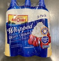 Whipped light cream