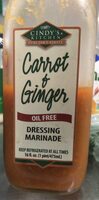 Carrot and ginger oil free dressing