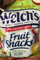 Welch's, fruit snacks, apple orchard medley