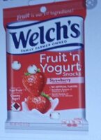 Fruit'n yogurt low fat strawberry snacks