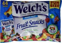Mixed fruit snacks