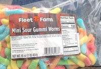 Mini Sour Gummi Worms