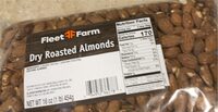 Dry roasted almonds
