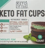 Chocolate Mint Keto Fat Cups