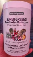 SUPER GREENS Superfoods + Mushrooms