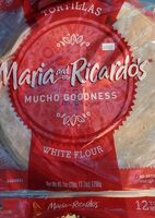 12" White Flour Tortilla