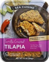 Tortilla Crusted Tilapia Fillets
