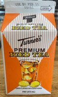 Premium iced tea - lemon flavored