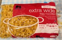 Enriched egg noodle product