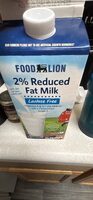 2% reduced fat milk