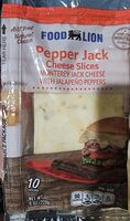 Pepper Jack Cheese Slices