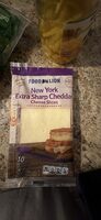 New York Extra Sharp Cheddar Cheese Slices
