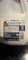 2% Reduced Fat Milk