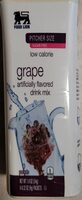 Grape artificially flavored drink mix