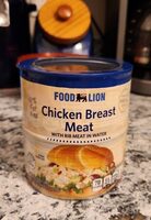Chicken Breadt Meat with rib meat in water