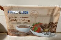 Chocolate flavored coating candy
