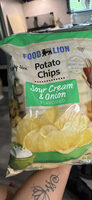 Potato Chips Sour Cream & Onion Flavored