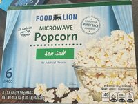 Microwave Popcorn—Sea Salt