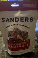 Dark chocolate sea salt caramels