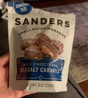 Milk chocolate sea salt caramels