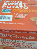 Organic Sweet Potato Crackers Flaxseed, Sesame & Chia