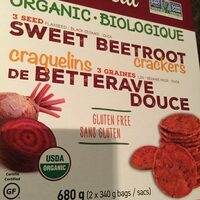 Organic Beetroot 3 Seed Crackers