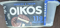 OIKOS REMIX 11g PROTEIN COOKIES & CREAM