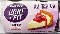 GREEK strawberry cheesecake