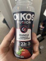 Oikos Fusion Strawberry Flavored Cultured Dairy Drink