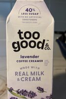 Lavender coffee creamer