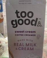 Sweet cream coffee creamer