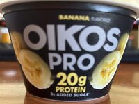 Oikos Pro Banana Flavored Yogurt