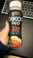 Oikos Pro Strawberry Banana Cultured Dairy Drink