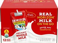 Whole milk ounce single