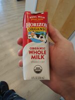 Organic whole milk