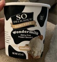 Wondermilk Non-Dairy Frozen Dessert Vanilla
