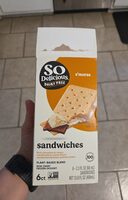 Non-Dairy Frozen Dessert Sandwiches - S'mores