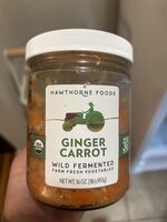 Organic ginger carrots