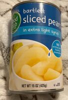 Sliced pears