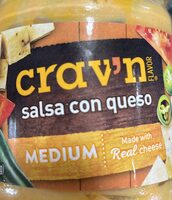 Salsa con queso medium