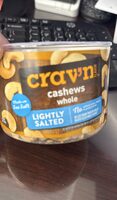Whole cashews