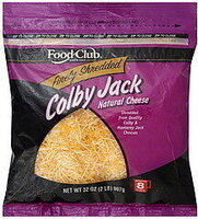 Finely shredded colby & monterey jack cheese