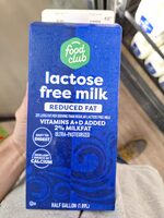 Food club lactose free milk